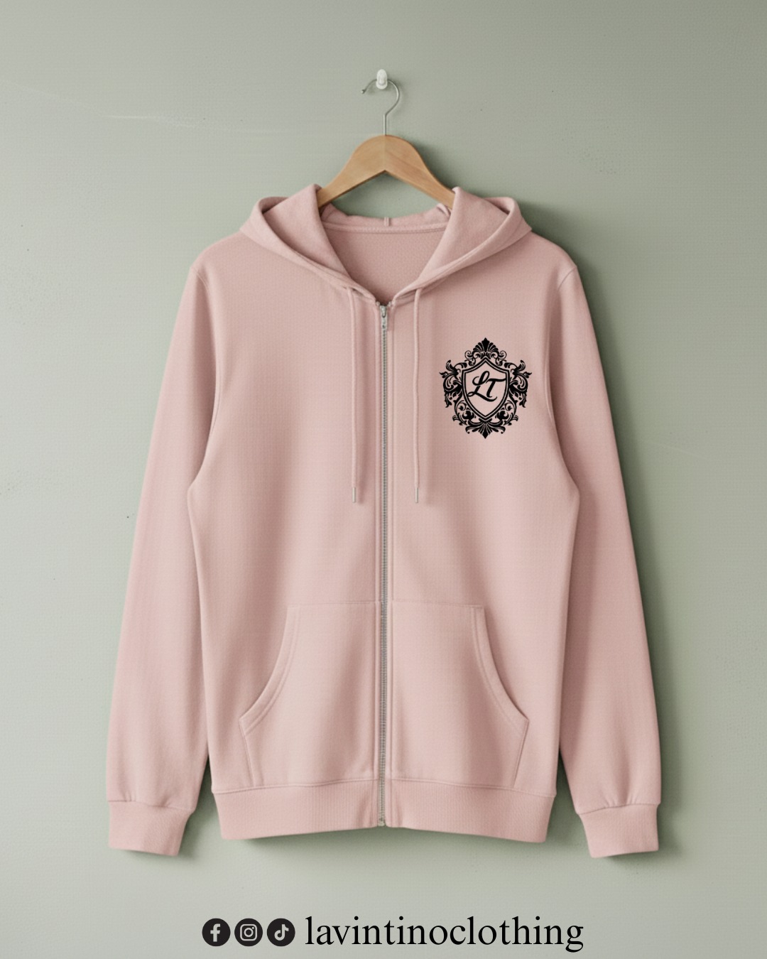 Lavintino Signature Pink ZipUp