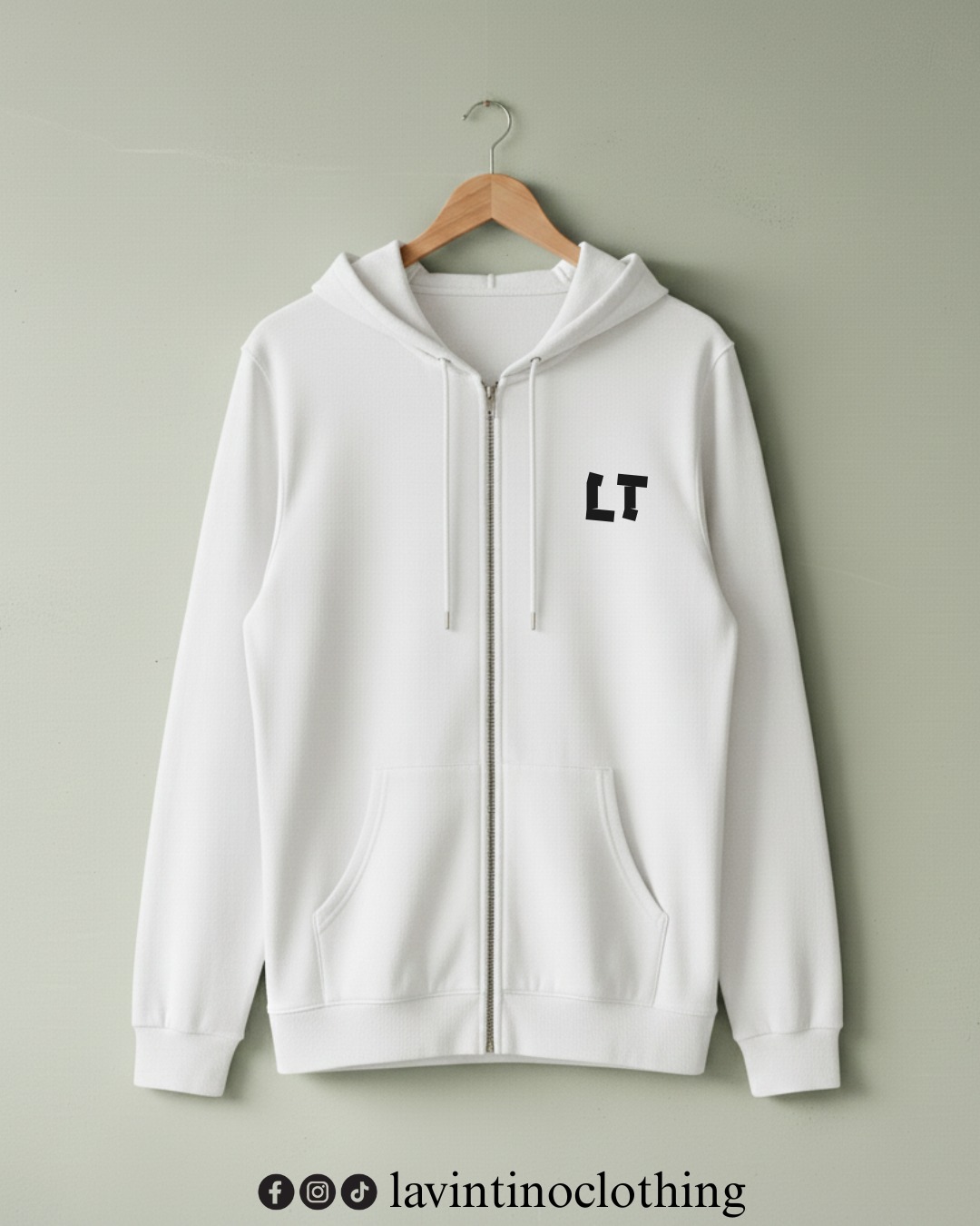 LT Premium White ZipUp