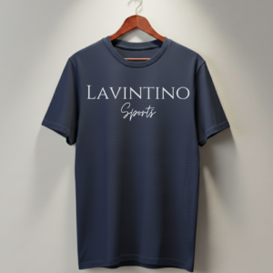 Lavintino Sports T Shirt Navy Blue