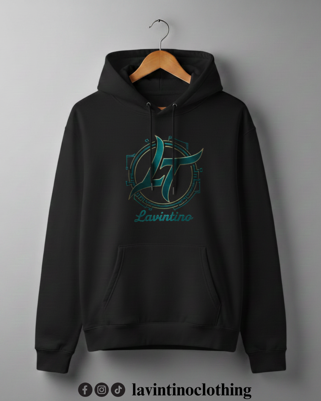 Lavintino Premium Hoodie featuring a minimalist design and modern streetwear style