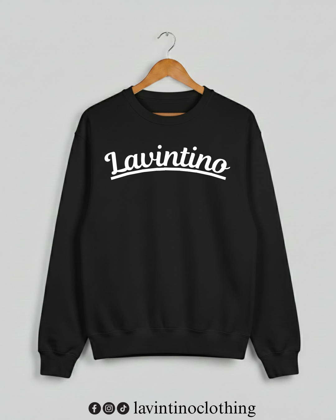 Lavintino Premium Black Sweatshirt