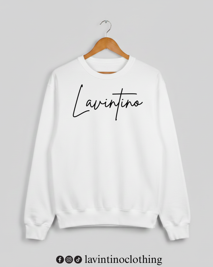 Lavintino Signature Sweatshirt White Edition
