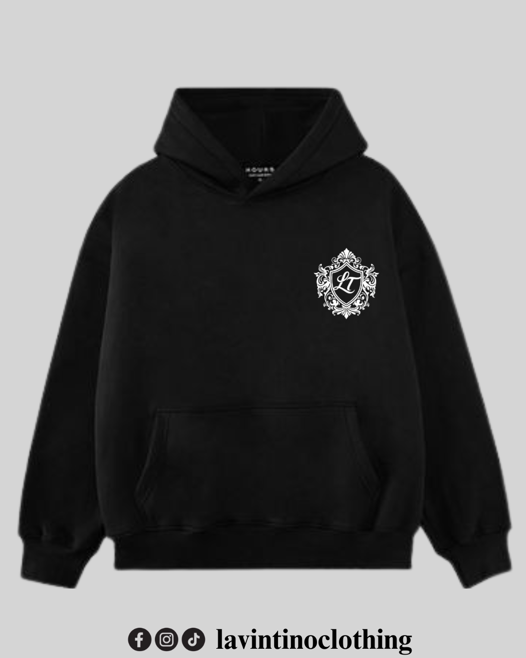 Lavintino Premium Hoodie featuring a minimalist design and modern streetwear style